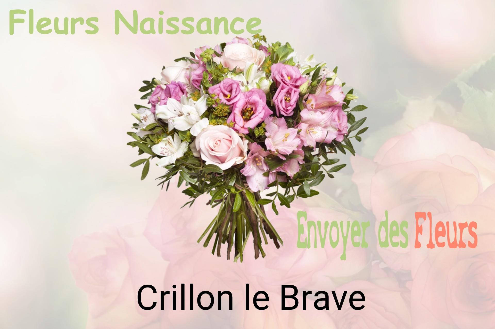 Bouquet de fleurs de naissance livré à Crillon-le-Brave